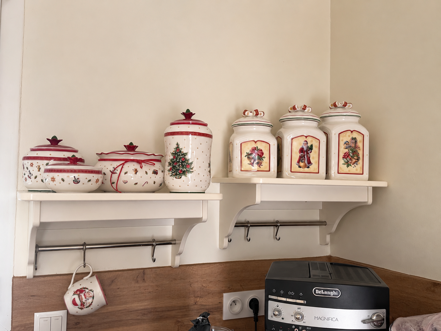 Collection de pots de Noël